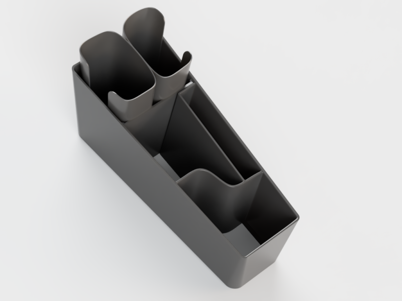 Storage compartment center console Skoda Enyaq / Elroq Storage compartment center console Skoda Enyaq / Elroq