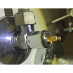 copy of 2x Absperrhahn Drehgriff Drehknauf für 5mm 4-Kant Vierkant